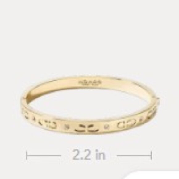 Coach bangle bracelet (brand new) -  A Signature piece (with gift box) - Picture 9 of 9